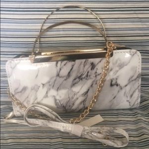 Marble Crossbody Purse